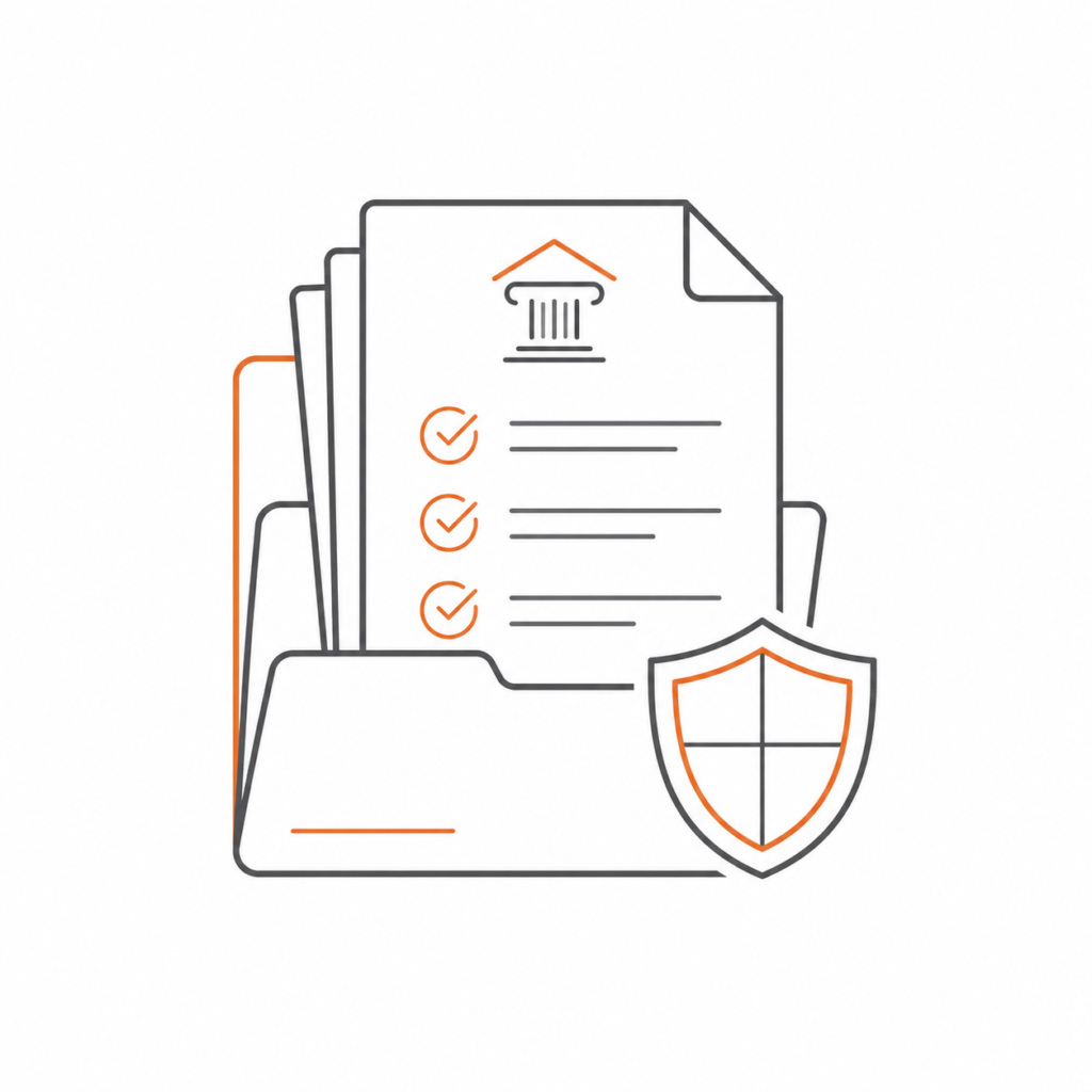 Estate planning document icon